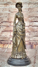 Victorian Lady in Ornate Gown – Bronze by Vitaleh