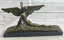 GENNARELLI LEDA AND SWAN MYTHOLOGY NUDE BRONZE SCULPTURE STATUE MYTHICAL GREEK