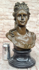 Bronze Female Bust – Classic Woman Portrait Sculpture