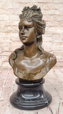 Bronze Female Bust – Classic Woman Portrait Sculpture