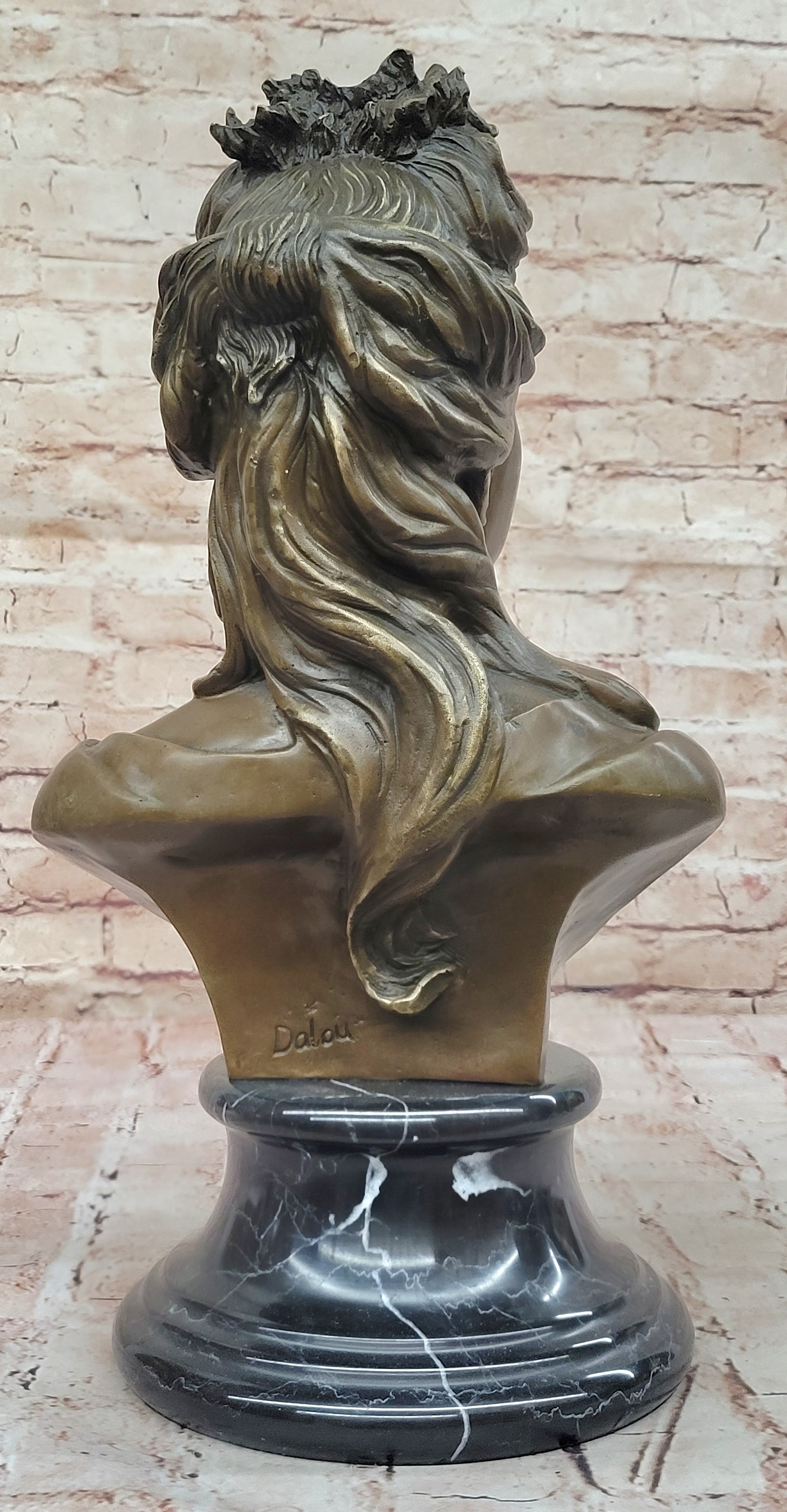 Bronze Female Bust – Classic Woman Portrait Sculpture