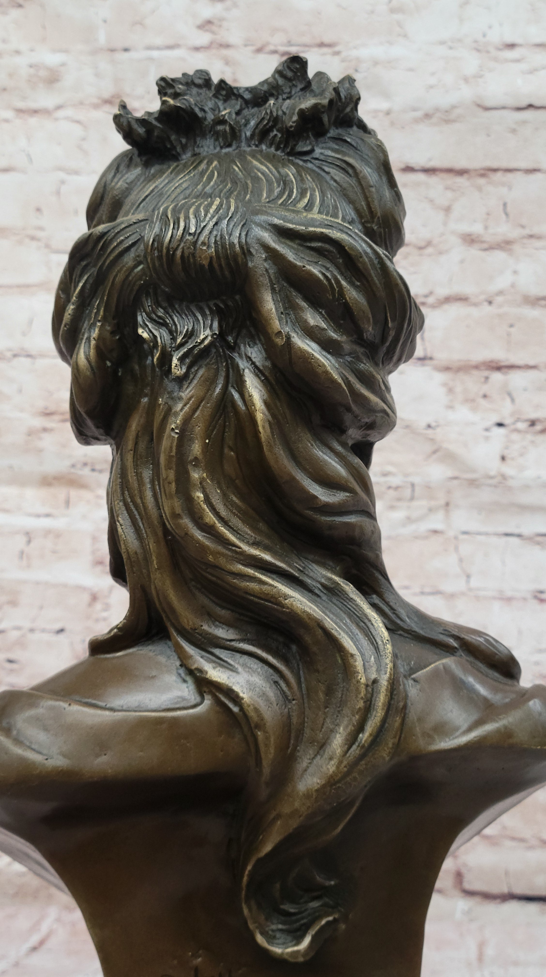 Bronze Female Bust – Classic Woman Portrait Sculpture
