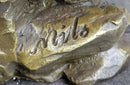 Bronze Marble Elk Deer Stag Hunter Wildlife Art Sculpture