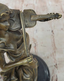 Bronze Violinist – Graceful Female Musician Sculpture