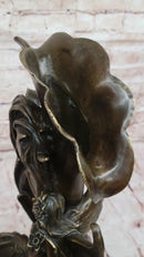 Bronze Fairy and Horse Sculpture – Enchanting Fantasy