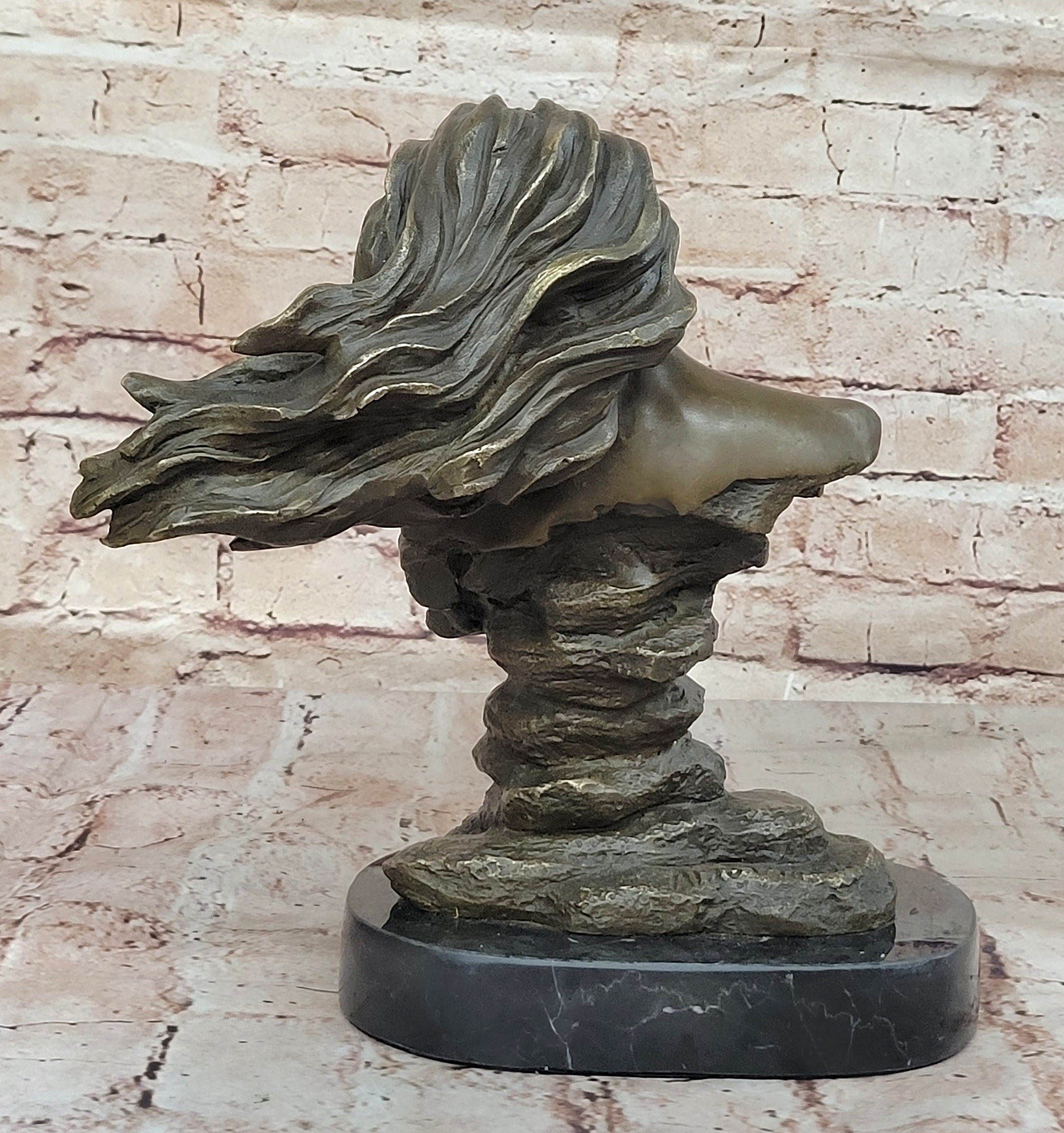 Mother and Child Bronze Sculpture Maternal Love