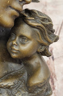Mother and Child Bronze Sculpture Maternal Love