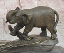 Three Elephants Family - Hot Cast Bronze Sculpture