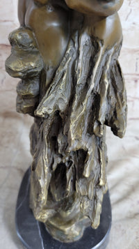 Romantic Floating Couple Lovers Bronze Sculpture 16" x 10"