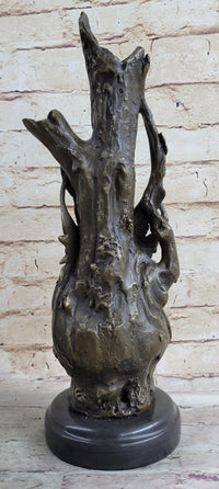 Fantasy Fairy Girl Bronze Sculpture on Marble Base 14.5" x 7"
