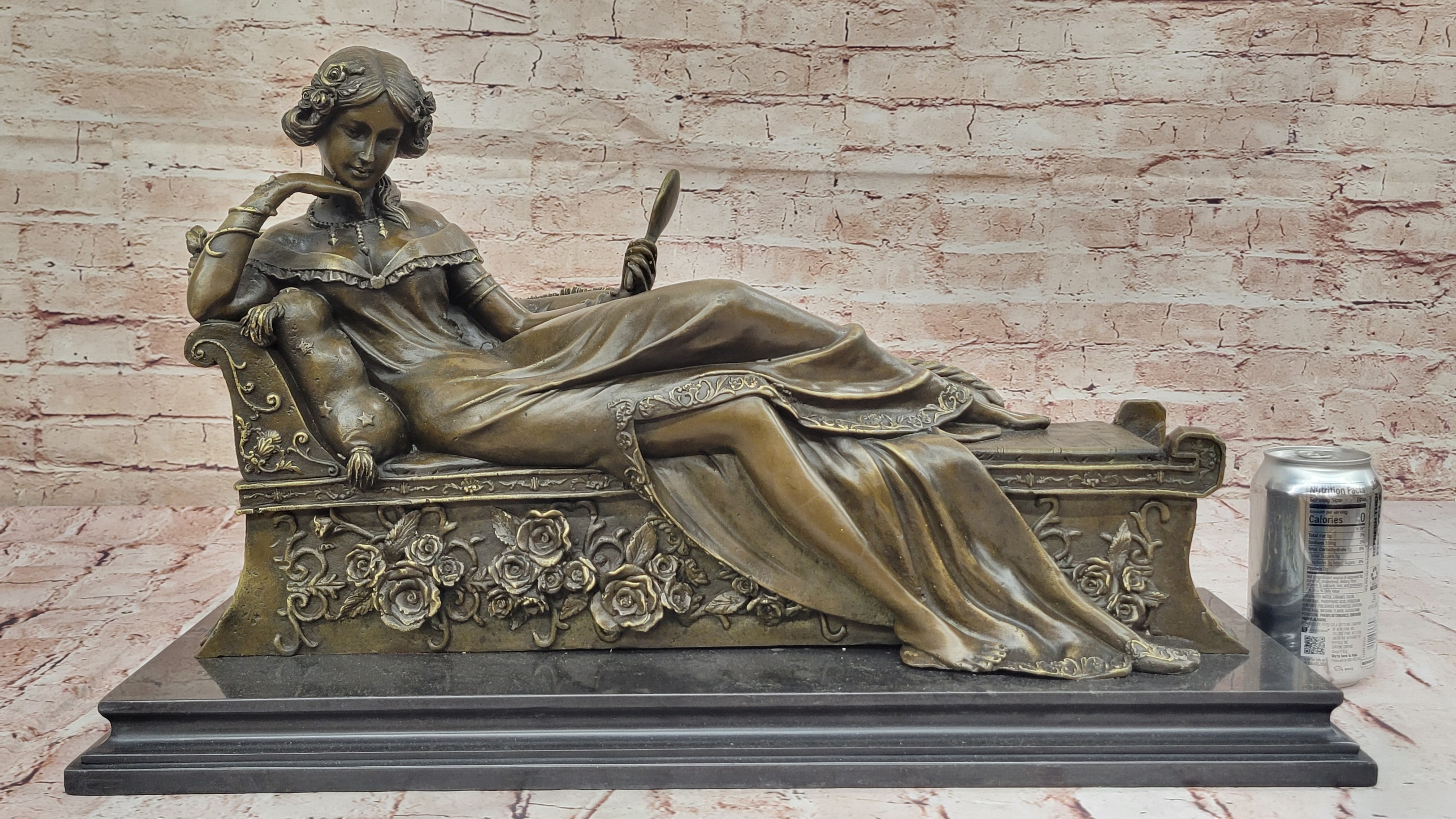 Pauline Bonaparte as Venus Victrix by Antonio Canova - Bronze Figure
