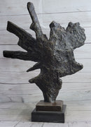 Abstract Bronze Metal Bust Sculpture of Couple Romance Art