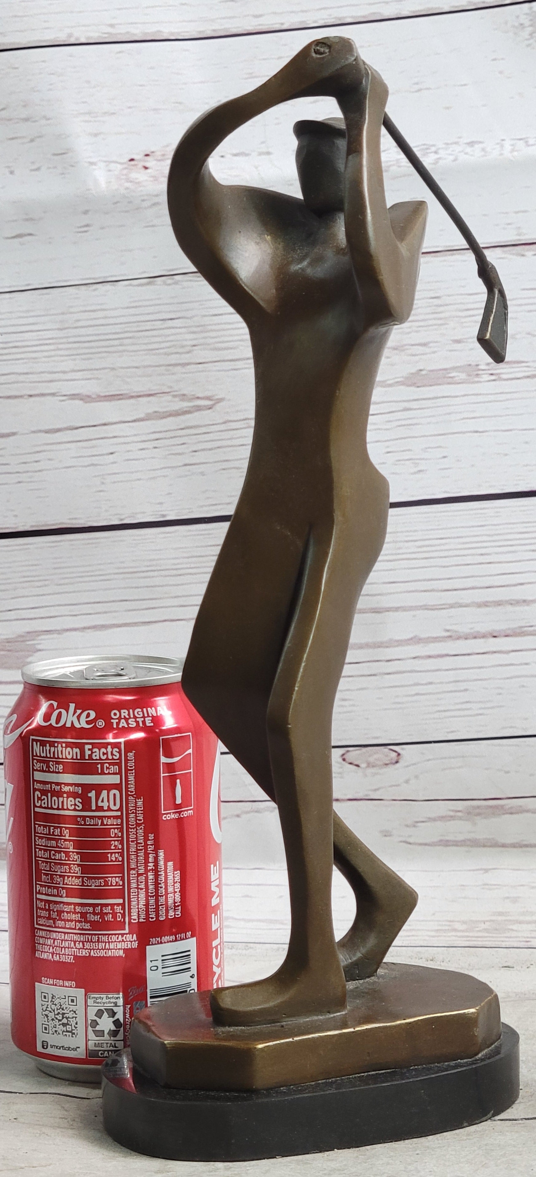 Signed Original Milo Abstract Golfing Modern Sculpture Art