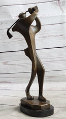 Signed Original Milo Abstract Golfing Modern Sculpture Art