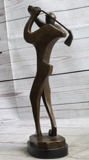 Signed Original Milo Abstract Golfing Modern Sculpture Art