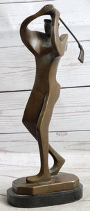 Signed Original Milo Abstract Golfing Modern Sculpture Art