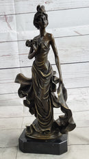 1920's Flapper Girl Dancer Bronze Model by Patoue