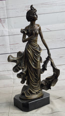 1920's Flapper Girl Dancer Bronze Model by Patoue