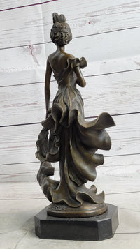 1920's Flapper Girl Dancer Bronze Model by Patoue