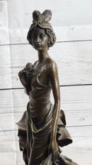 1920's Flapper Girl Dancer Bronze Model by Patoue