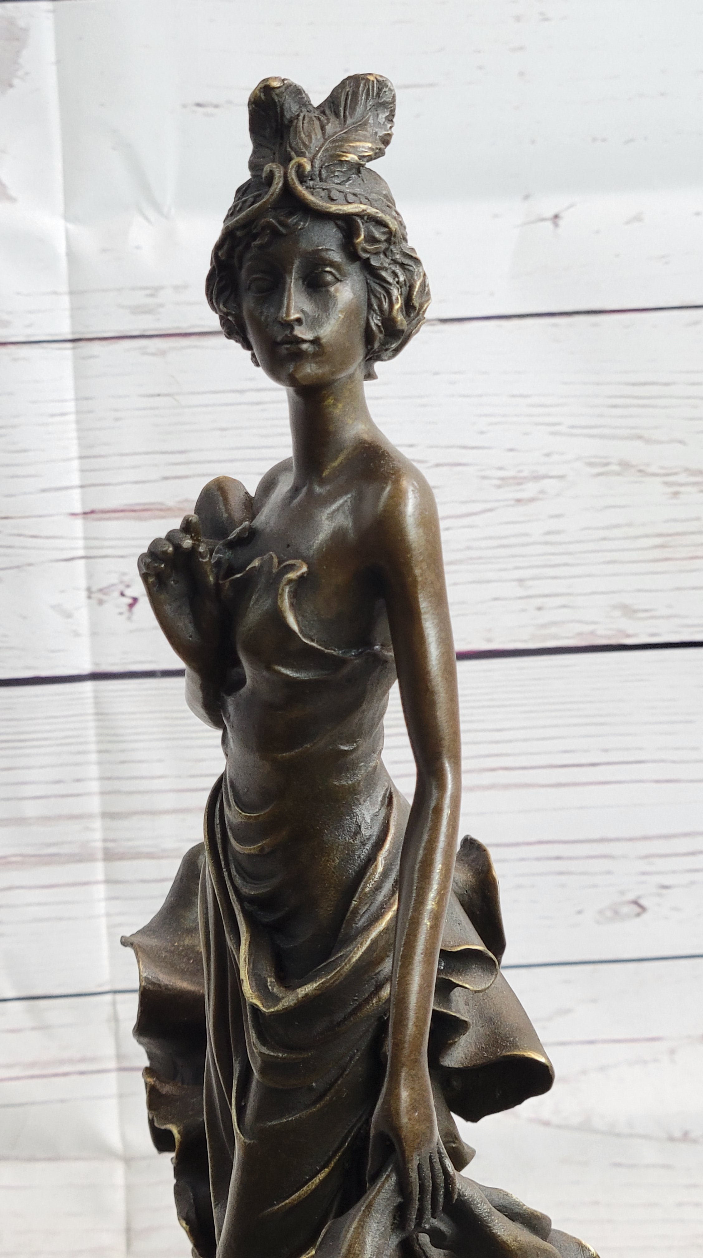 1920's Flapper Girl Dancer Bronze Model by Patoue