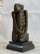 Signed Salvador Dali Abstract Woman Bronze Marble Base