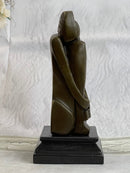 Signed Salvador Dali Abstract Woman Bronze Marble Base