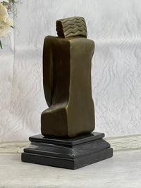 Signed Salvador Dali Abstract Woman Bronze Marble Base