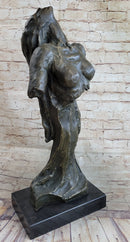 Bronze Abstract Dancer Art Deco Modern Sculpture