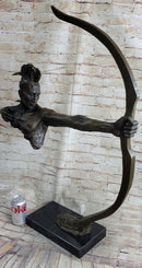 Native American Mohawk Archer Bronze Bust Mario Nick 29" x 23"