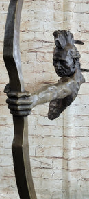 Native American Mohawk Archer Bronze Bust Mario Nick 29" x 23"