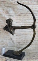 Native American Indian Archer Abstract Bronze Statue Sculpture Figure Mario Nick 33" x 22"
