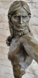 Native American Indian Archer Abstract Bronze Statue Sculpture Figure Mario Nick 33" x 22"