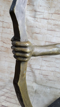Native American Indian Archer Abstract Bronze Statue Sculpture Figure Mario Nick 33" x 22"