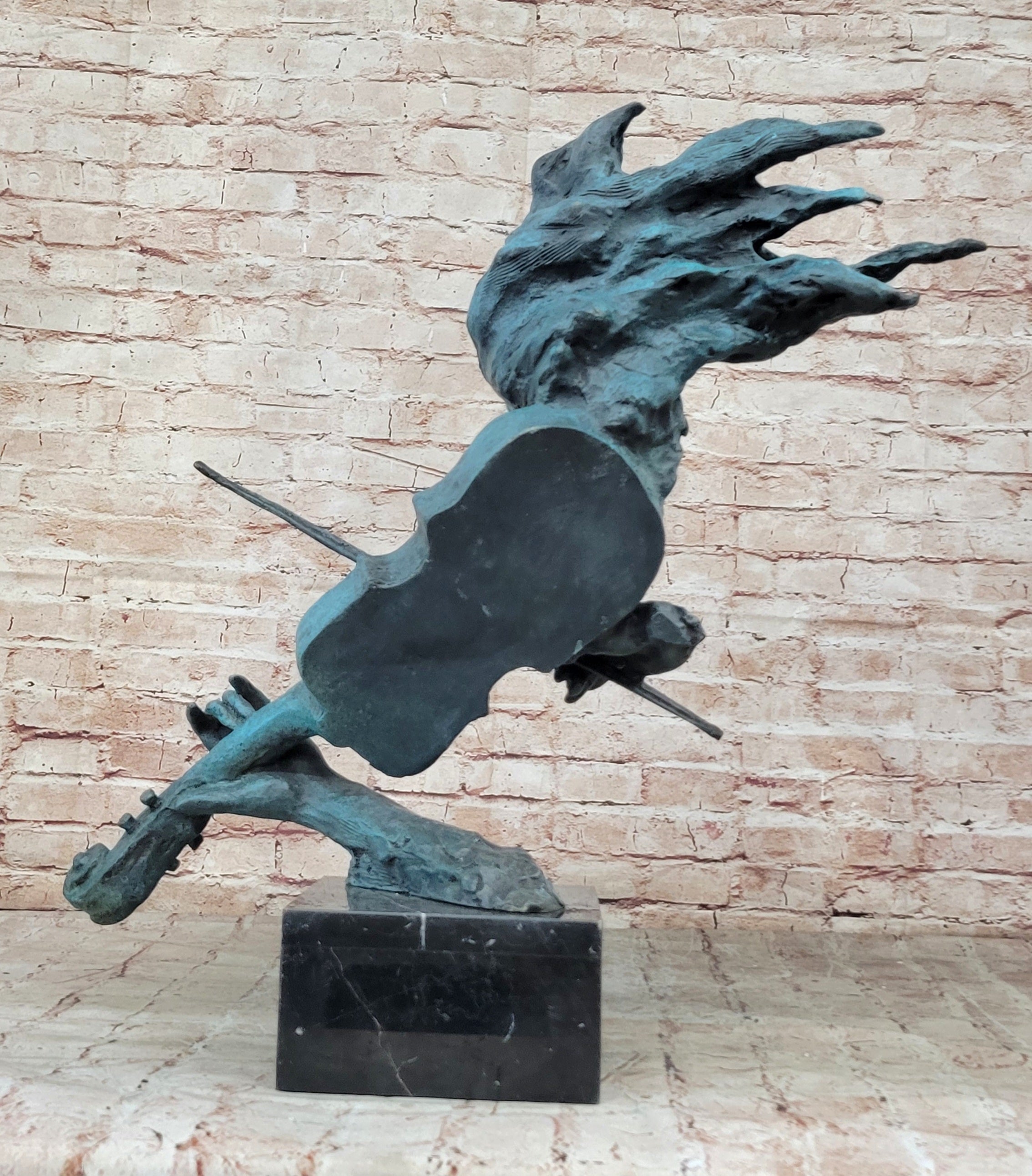 Signed Original Artwork by Milo Female Violin Player Bronze