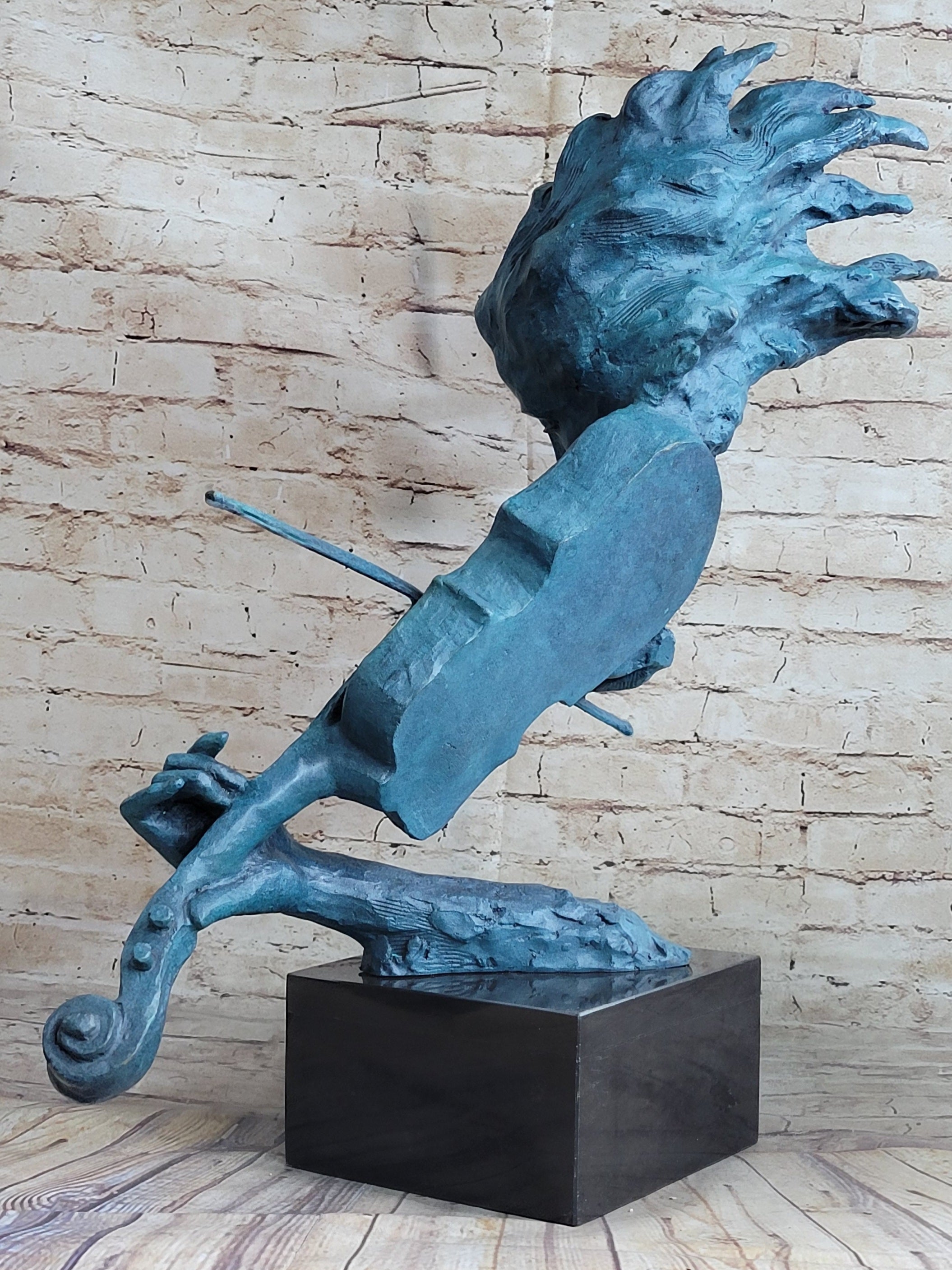 Signed Original Artwork by Milo Female Violin Player Bronze
