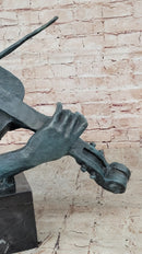 Signed Original Artwork by Milo Female Violin Player Bronze