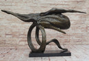 Abstract Bronze Whale Sculpture by Dali - Unique Marine Art