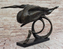 Abstract Bronze Whale Sculpture by Dali - Unique Marine Art