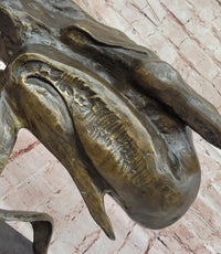 Abstract Bronze Whale Sculpture by Dali - Unique Marine Art