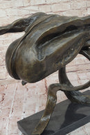 Abstract Bronze Whale Sculpture by Dali - Unique Marine Art