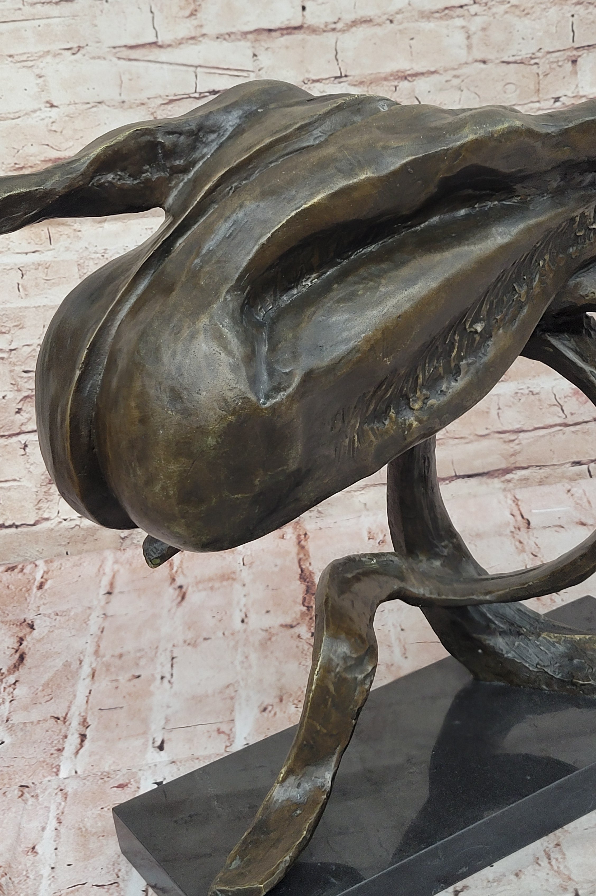 Abstract Bronze Whale Sculpture by Dali - Unique Marine Art