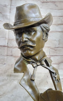 Doc Holiday Playing Cards Wild West OK Corral Bronze Sculpture