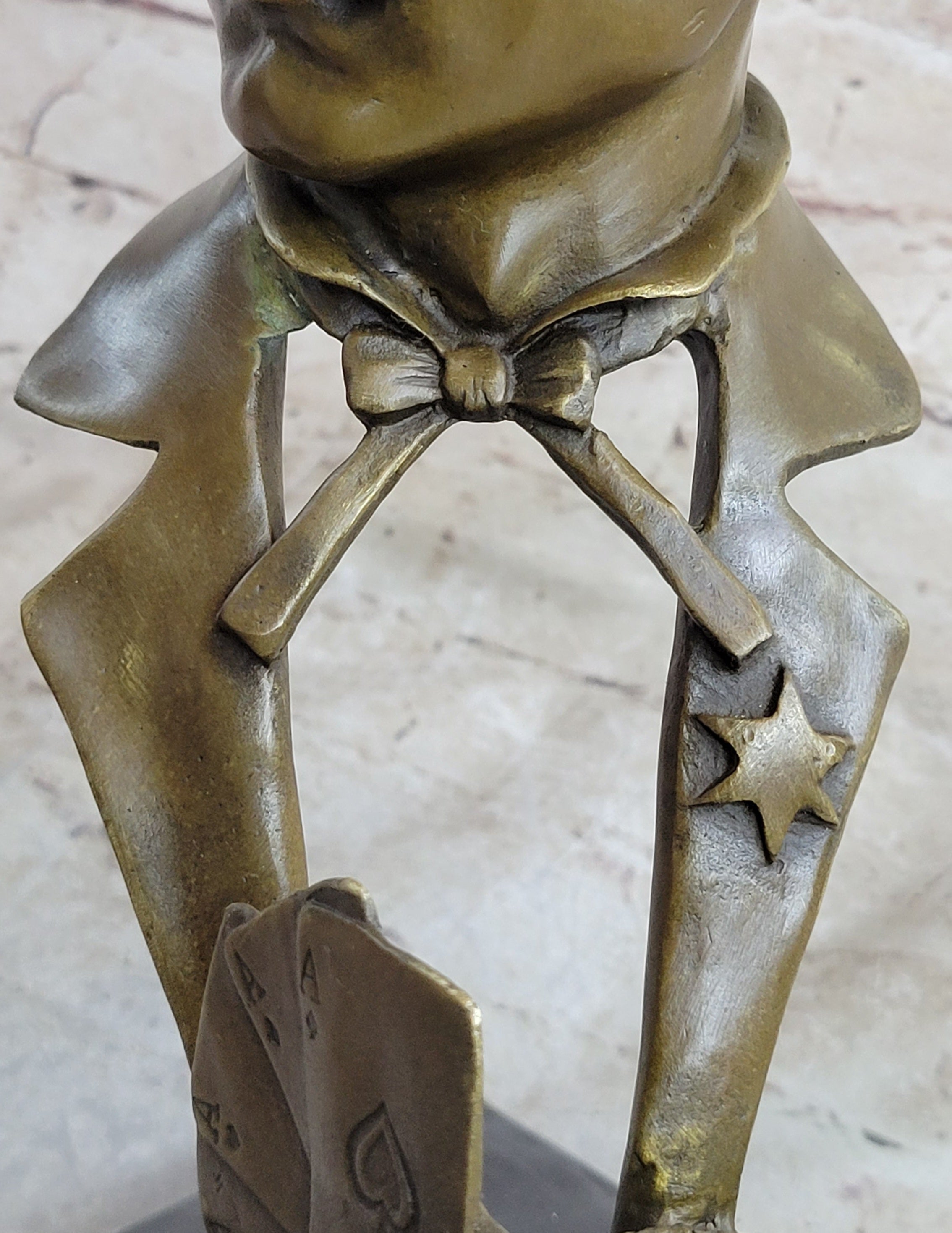 Doc Holiday Playing Cards Wild West OK Corral Bronze Sculpture