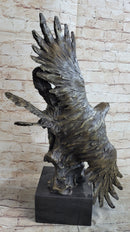 Native American Indian Man and Eagle - Bronze Bust by Milo