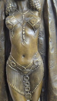 Signed Chiparus Dancer Art Deco Bronze Sculpture Russian Ballet