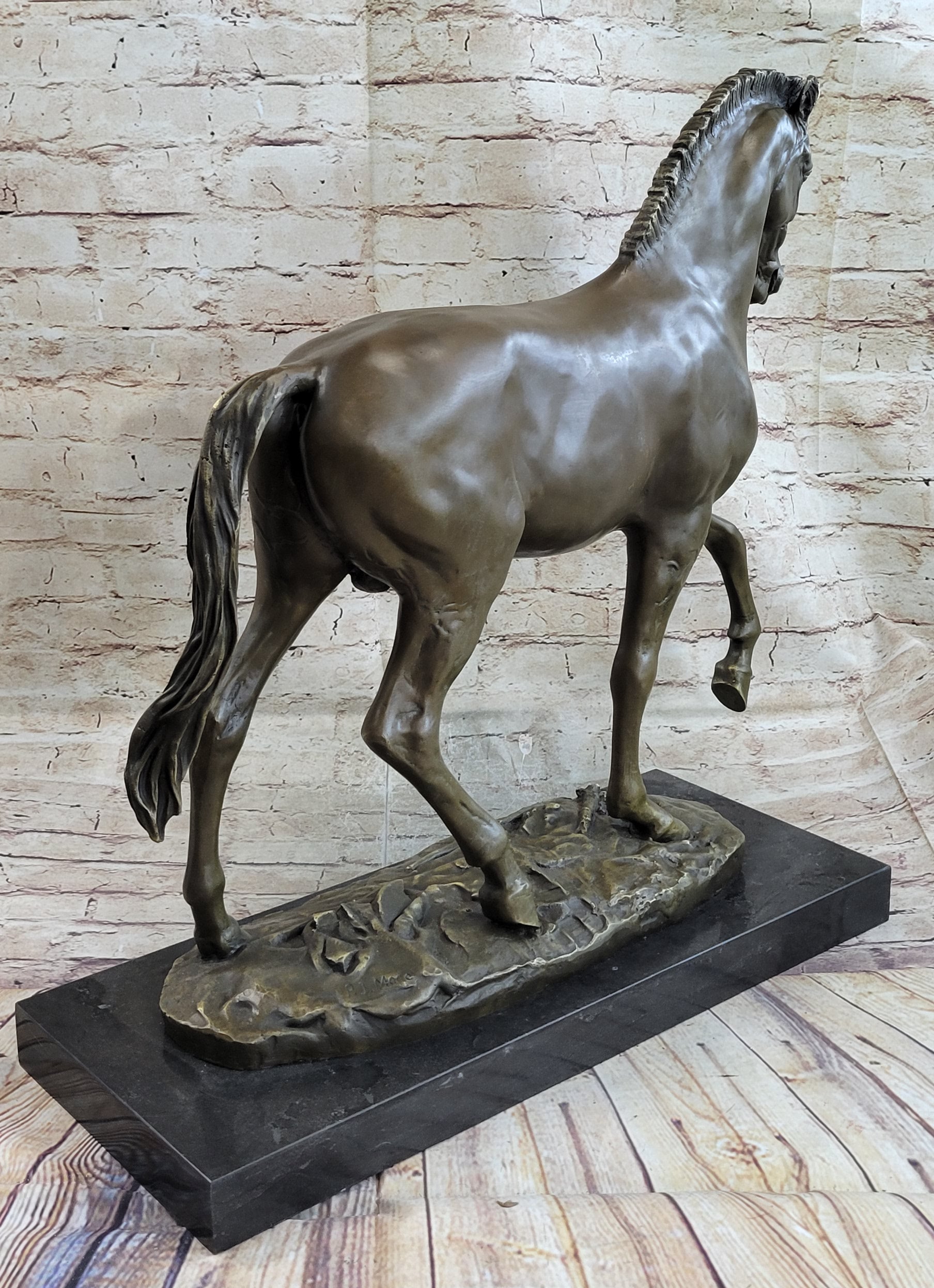 Extra Large Arabian Horse by Mene Bronze Stallion Sculpture