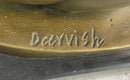Abstract Modern Art Sexy Female Signed Artwork by Darvish Bronze