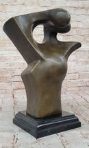 Abstract Female Form – Modern Bronze Sculpture