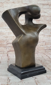 Abstract Female Form – Modern Bronze Sculpture